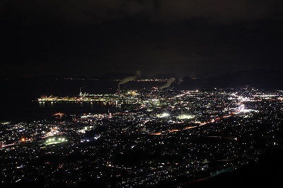 三島・川之江の工場夜景
