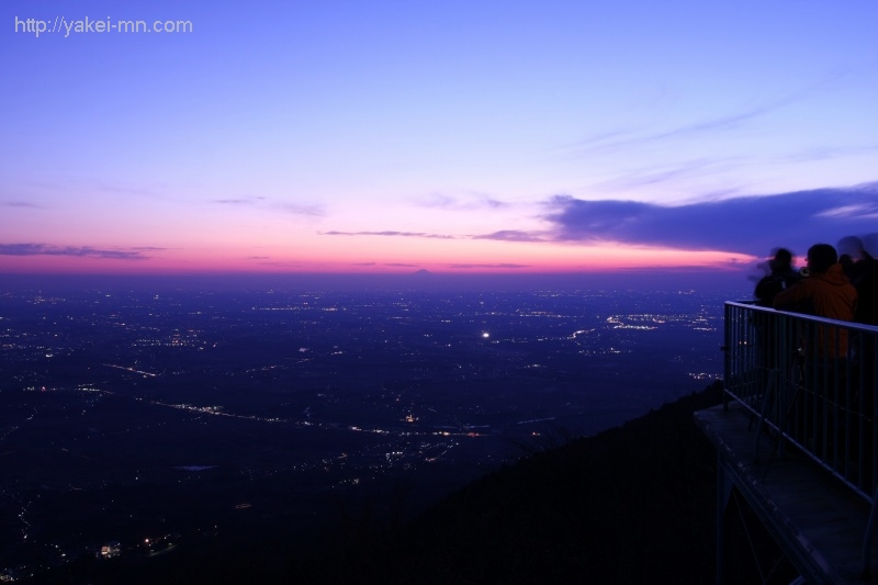 筑波山 山頂 茨城県つくば市の夜景 夜景を見に行かnight