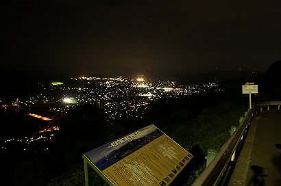 檀之浦展望台からの夜景