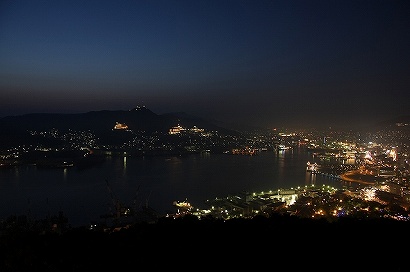 長崎港を中心とした夜景