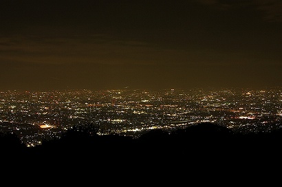 大阪平野の夜景