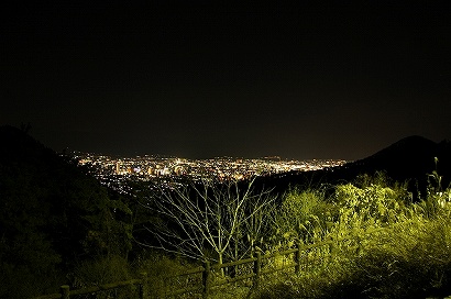 甲府市の夜景